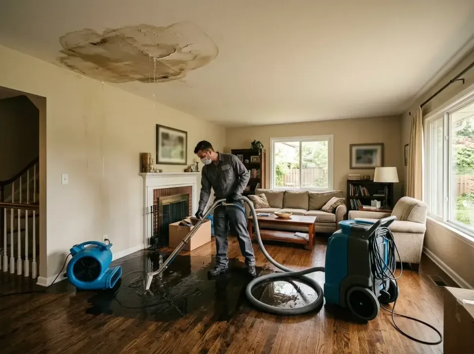 attic-pipe-burst-ceiling-drip-008 — frequently asked questions, Water Damage Restoration & Carpet Care in Iowa City, IA